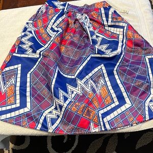 African Attire Skirt -  Size Medium-  Multi Color